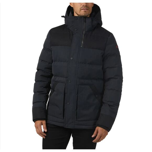 Pajar Black Mens Locarno Lightweight Puffer Duck Down 550 Fill Power Medium NWOT - Picture 1 of 8